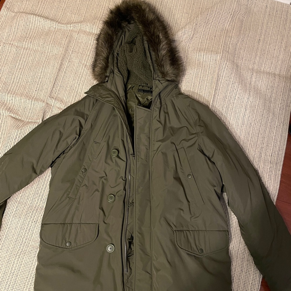 Mens Uniqlo Parka Jacket.